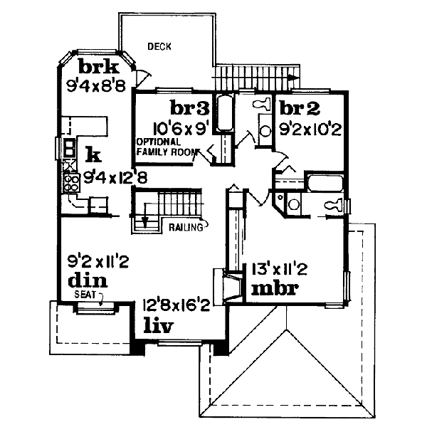 upper floor house blueprint