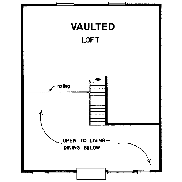 upper floor house blueprint