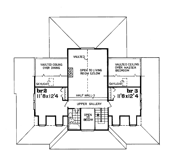 upper floor house blueprint