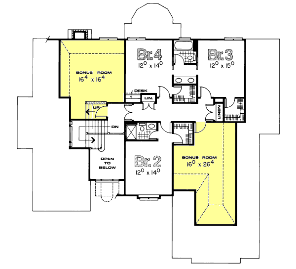 upper floor house blueprint