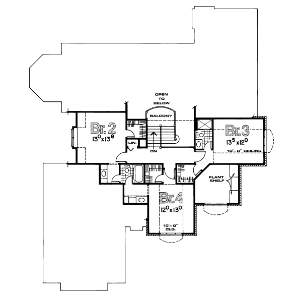 upper floor house blueprint