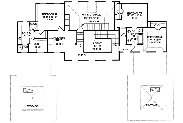 upper floor house blueprint