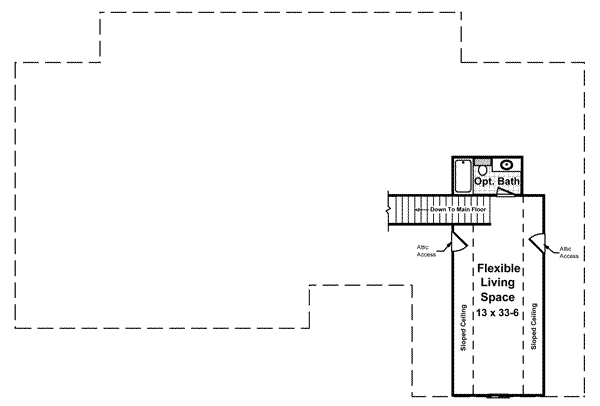 upper floor house blueprint