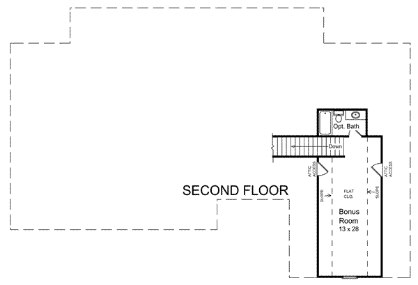 upper floor house blueprint