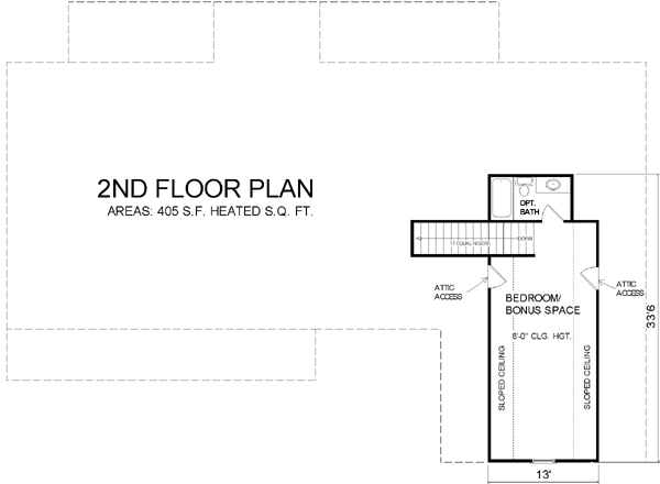 upper floor house blueprint