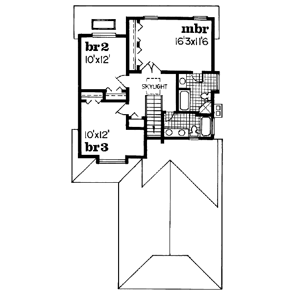 upper floor house blueprint