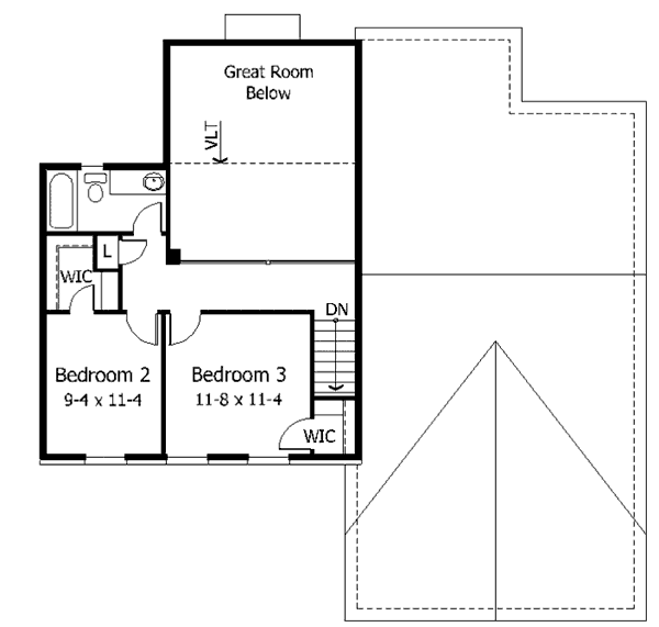 upper floor house blueprint