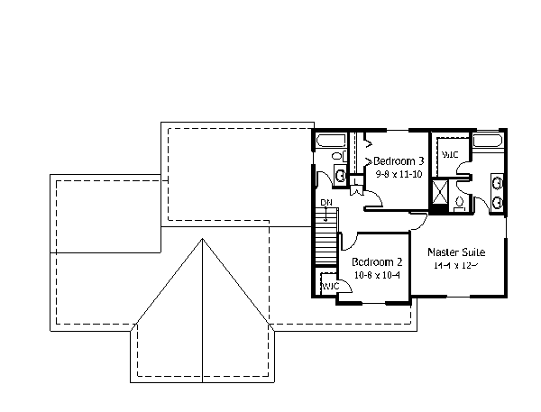 upper floor house blueprint