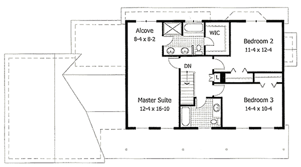upper floor house blueprint