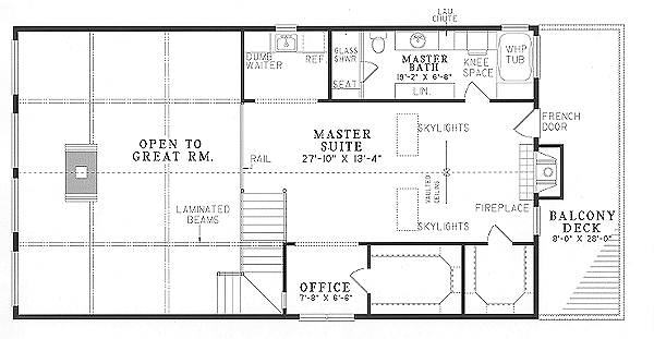 upper floor house blueprint