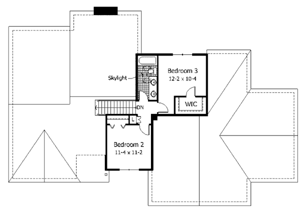 upper floor house blueprint