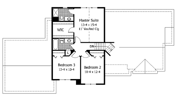 upper floor house blueprint