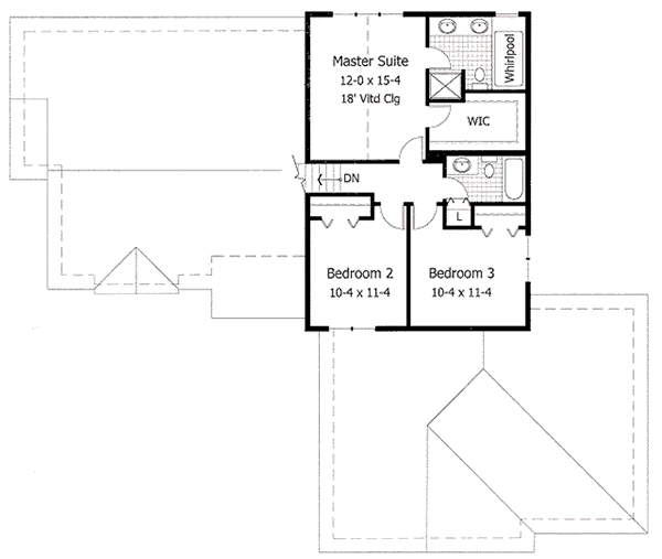 upper floor house blueprint