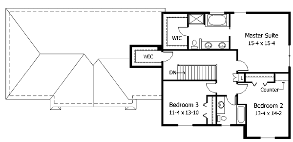 upper floor house blueprint