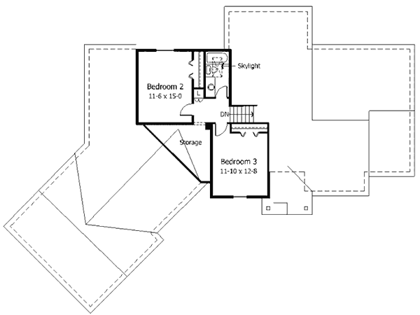 upper floor house blueprint