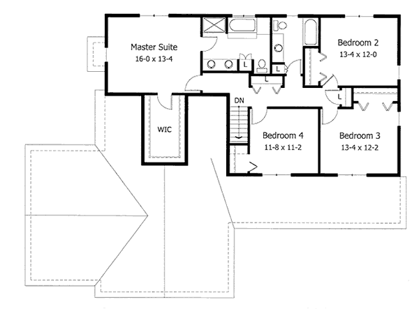 upper floor house blueprint