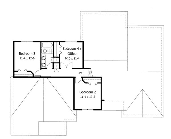 upper floor house blueprint