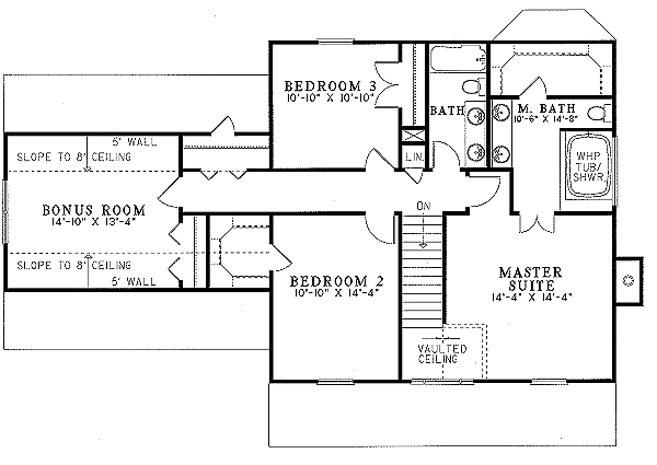 upper floor house blueprint