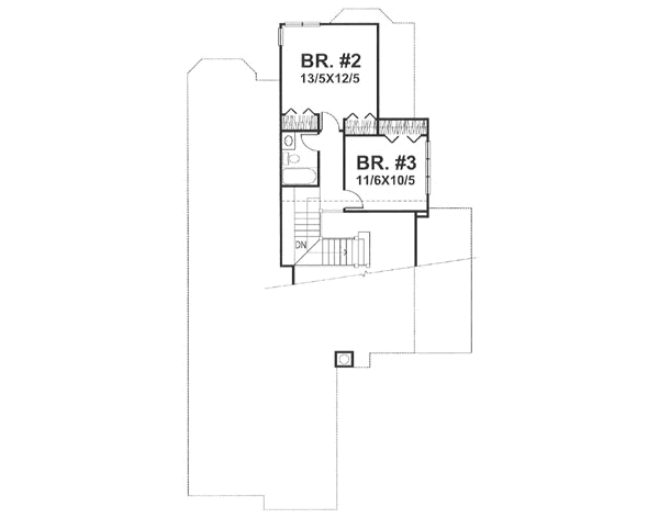 upper floor house blueprint