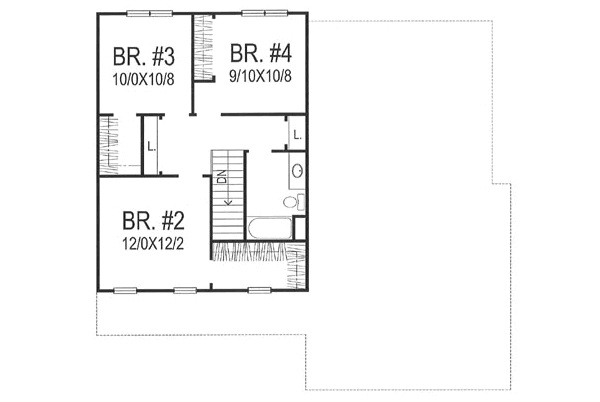 upper floor house blueprint