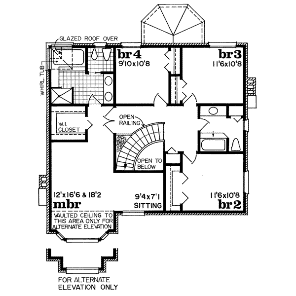 upper floor house blueprint