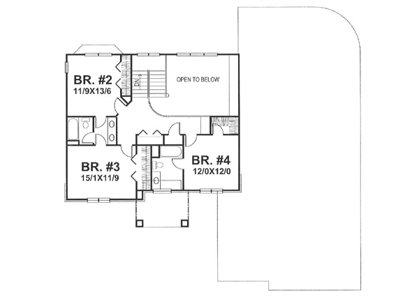 upper floor house blueprint