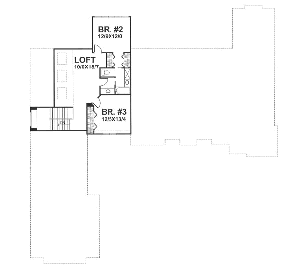 upper floor house blueprint