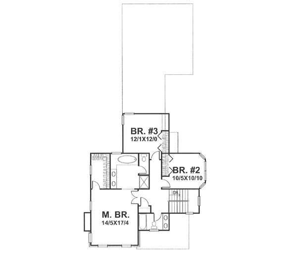 upper floor house blueprint