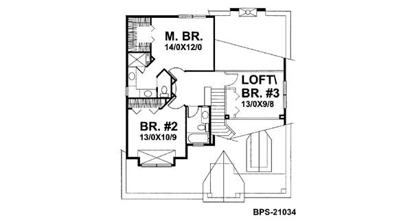 upper floor house blueprint