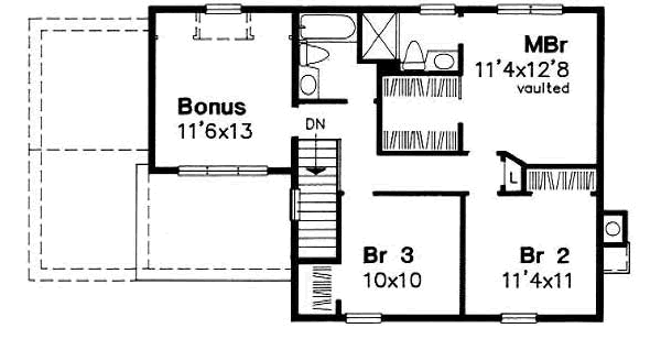upper floor house blueprint