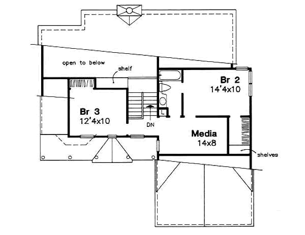upper floor house blueprint