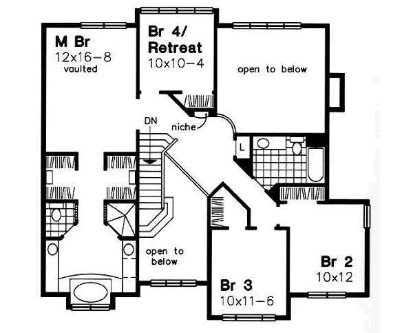 upper floor house blueprint