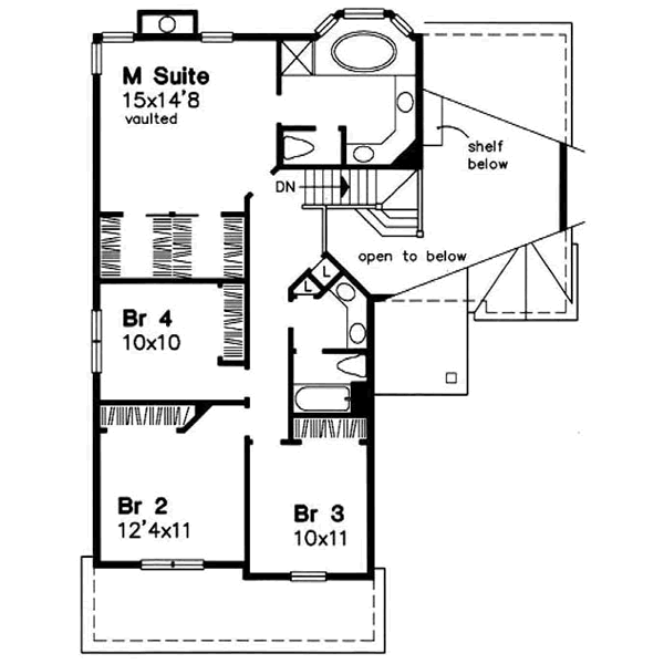 upper floor house blueprint