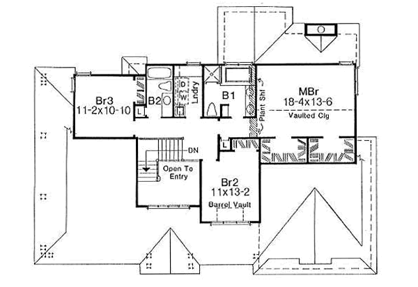 upper floor house blueprint