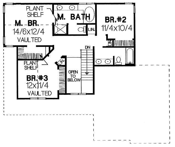 upper floor house blueprint