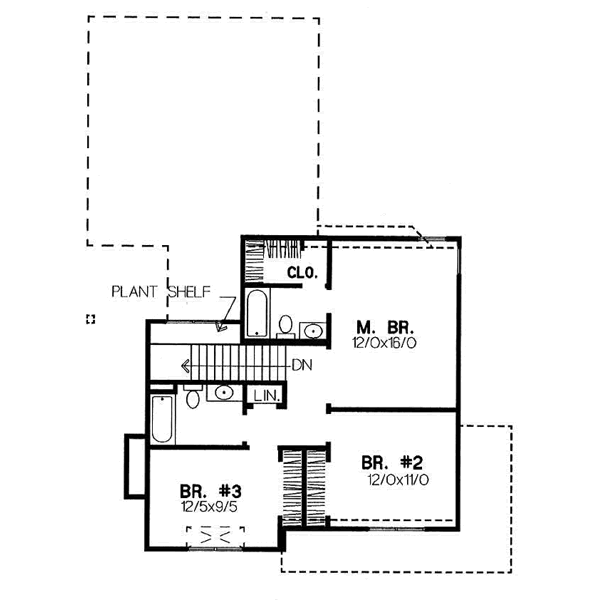 upper floor house blueprint