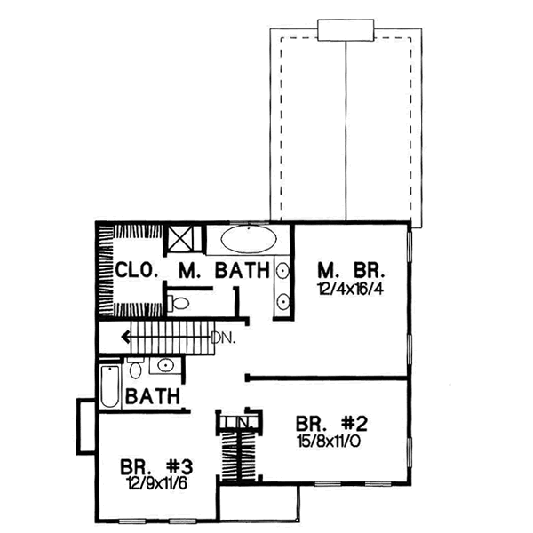 upper floor house blueprint