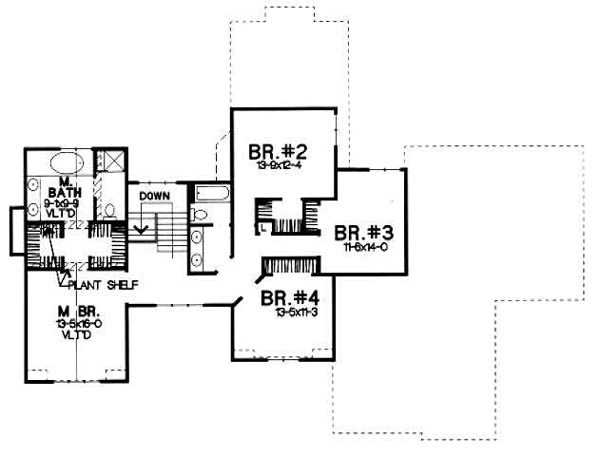 upper floor house blueprint
