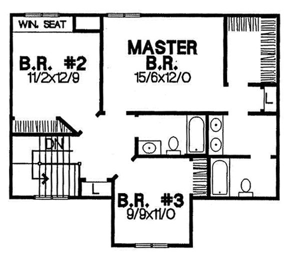 upper floor house blueprint