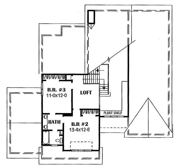 upper floor house blueprint