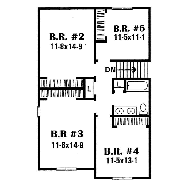 upper floor house blueprint