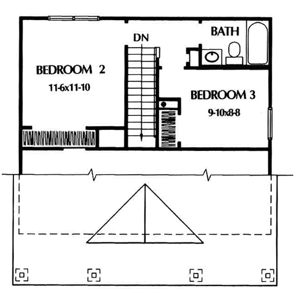 upper floor house blueprint