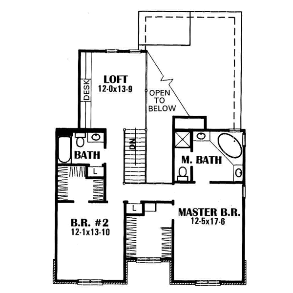 upper floor house blueprint