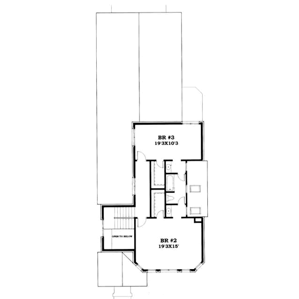 upper floor house blueprint