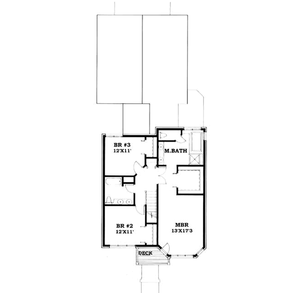 upper floor house blueprint