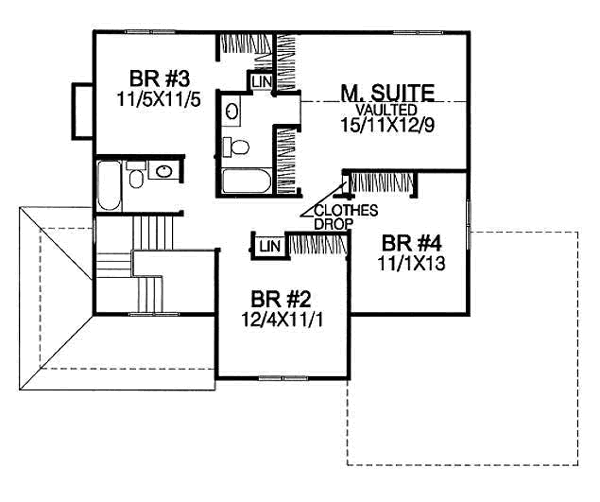 upper floor house blueprint