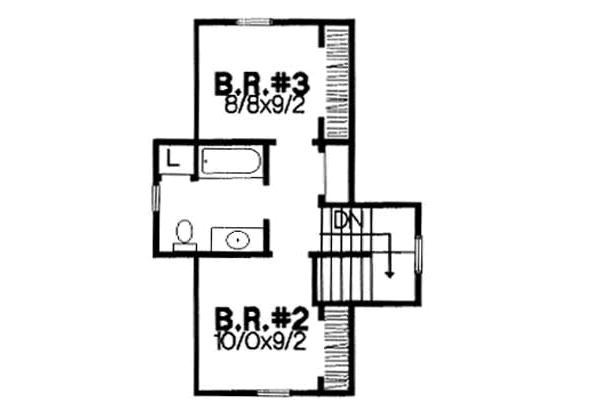 upper floor house blueprint