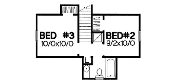 upper floor house blueprint