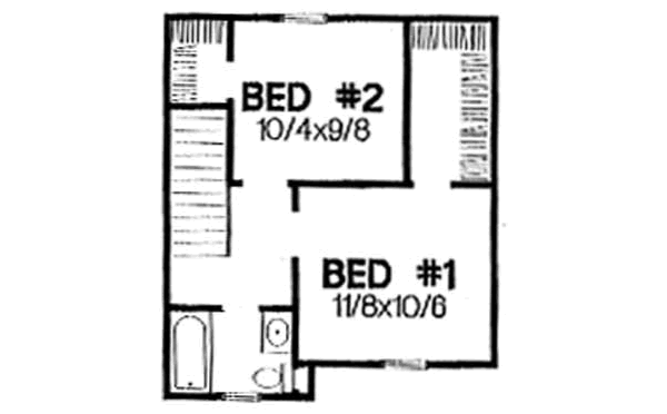 upper floor house blueprint