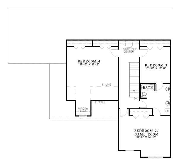 upper floor house blueprint